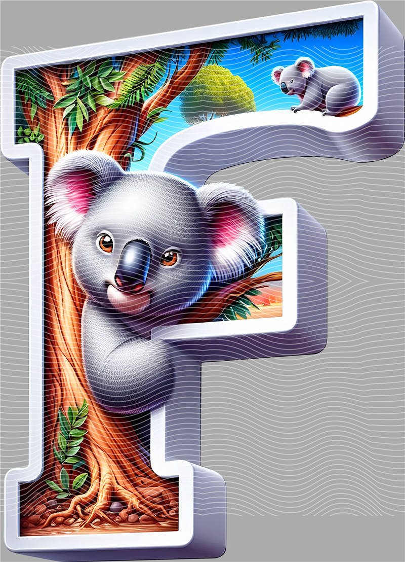 Letters A to Z and Number-AZ 24